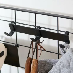 CASA MODULAR Appendiabiti Con 3 Ganci Nero| Decorazioni Da Parete