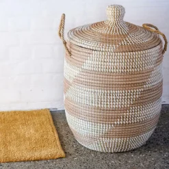 CASA MODULAR SAND Cesto Di Metallo Beige| Cesti Di Metallo