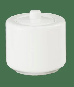 CASA MOON Zuccheriera Con Coperchio Bianco| Utensili Da Caffè|Utensili Da Tè