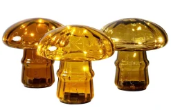 CASA MUSHRO Lampada Decorativa Marrone| Autunno|Lampade Da Tavolo