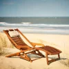 CASA NEW VIP Sedia Relax Senza Poggiapiedi Naturale| Sdraio