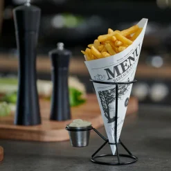 CASA NJAM Cartocci Set Di 10 Pezzi Nero, Bianco| Aperitivo E Tapas