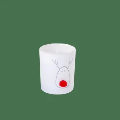 CASA NOSE Candela In Vaso Bianco, Rosso, Dorato| Candele