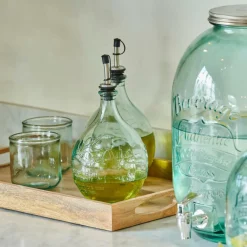 CASA OLIVIERA Bottiglia Olio 1,1 L Trasparente| Bottiglie Per Olio