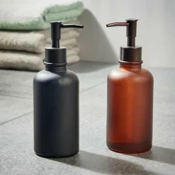 CASA OMBRE Dispenser Per Sapone Nero| Accessori Da Lavandino