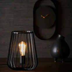 CASA ORION Lampada Da Tavolo Nero| Lampade Da Tavolo