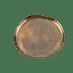 CASA OVALS Piatto Da Portata Dorato| Ciotole Decorativi