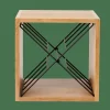 CASA OXO Scaffale Portabott Nero, Naturale, Multicolore| Accessori Per Vino