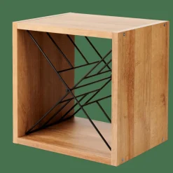 CASA OXO Scaffale Portabott Nero, Naturale, Multicolore| Accessori Per Vino
