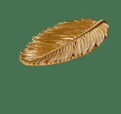 CASA PALM Foglia Decorativa Dorato| Ciotole Decorativi