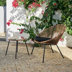 CASA PAPAYO & ACAPULCO Set Lounge Naturale| Sedie Lounge|Set Lounge