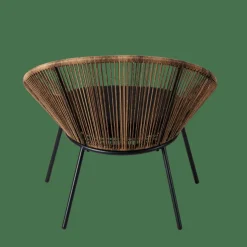 CASA PAPAYO Sedia Lounge Con Cuscino Naturale| Sedie Lounge