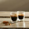 CASA PAUSA Bicchiere 2a Parete Set Di 2 12,5 CL Trasparente| Bicchieri Da Caffè|Bicchieri Da Tè