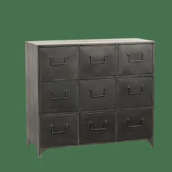 CASA PHARMA Cassettiera Nero| Cassettiere