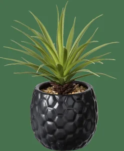 CASA PINA Pianta D'ananas In Vaso Nero| Piante Artificiali