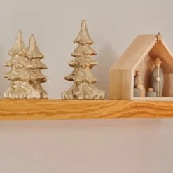 CASA POLLY Soprammobile Dorato| Figurine Decorative
