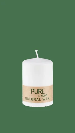 CASA PURE Candela Cilindrica Bianco| Candele