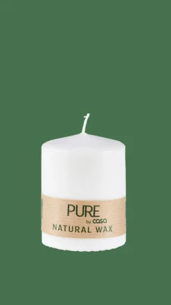 CASA PURE Candela Cilindrica Bianco| Candele