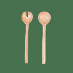 CASA PURE LUXURY Set Per Servire Naturale| Posate Per Insalata