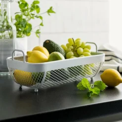 CASA PURO Cestino Bianco| Accessori Da Cucina