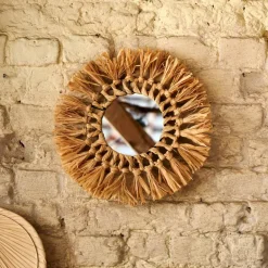 CASA RAFFIA Specchio Naturale| Kids|Specchi