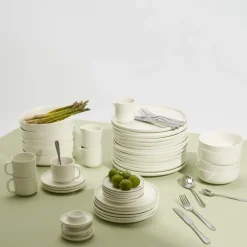 CASA RECYCLO Posate 24 Pezzi Grigio| Set Di Posate