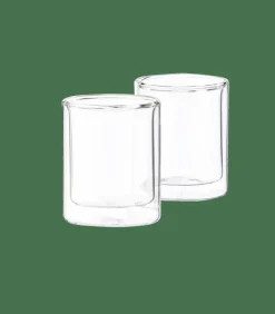 CASA RELAX Bicchiere A Parete Set Di 2 12 CL Trasparente| Bicchieri Da Tè|Bicchieri Da Caffè