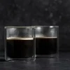 CASA RELAX Bicchiere A Parete Set Di 2 24,5 CL Trasparente| Bicchieri Da Caffè|Bicchieri Da Tè