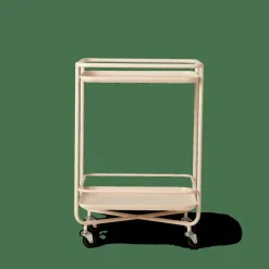 CASA REMUS Carrello Quadrato Sabbia Sabbia| Carrelli
