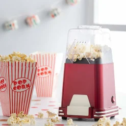 CASA RETRO FUN Macchina Per Popcorn Rosso| Elettrodomestici