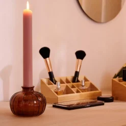 CASA RIB Candela Ondulata Bordeaux| Candele