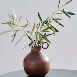 CASA RONDO Vaso Marrone Scuro| Vasi|Autunno