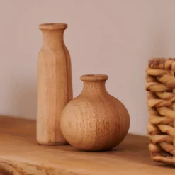 CASA RUBBERWOOD Vaso Decorativo Naturale| Vasi