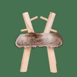 CASA RUDOLF Sgabello Naturale| Kids|Mobili Per Bambini