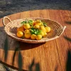 CASA SAMOS Piatto Decorativo Naturale| Ciotole Decorativi