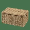 CASA SEAGRASS Cesto Portatutto M Con Coperchio Naturale| Cesti Portatutto