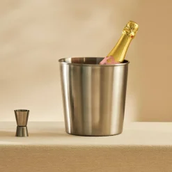 CASA SHAKE & STIR Secchiello Spumante Argentato, Acciaio Inossidabile| Secchielli Per Vino