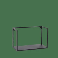 CASA SHORP Scaffale Pensile Nero| Scaffali Da Parete