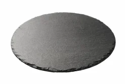 CASA SLATE Piatto Nero| Piatti