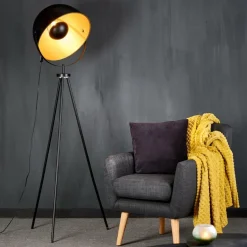 CASA SOLEIL Lampada A Stelo Nero| Lampade Da Terra