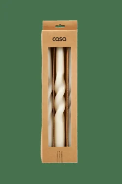 CASA SPIRAL Candela S/3 Crema| Candele