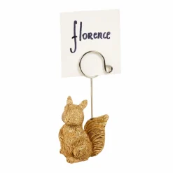 CASA SQUIRREL Soprammobile Dorato| Figurine Decorative|Autunno