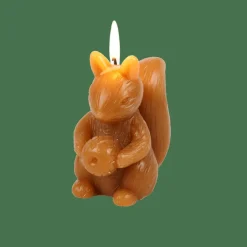 CASA SQUIRREL Candela Scoiattolo Marrone| Autunno|Candele
