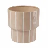 CASA STRIPES Vaso Da Fiori Sabbia| Vasi Di Fiori