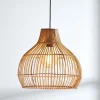 CASA TAMAN Paralume Naturale| Lampade A Sospensione