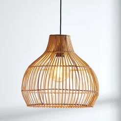 CASA TAMAN Paralume Naturale| Lampade A Sospensione