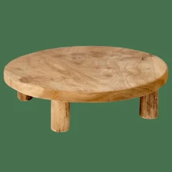 CASA TEAK Supporto Su Base Naturale| Supporti Per Piante