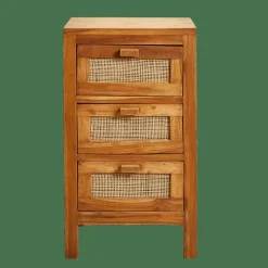 CASA TECK Armadio A 3 Cassetti Naturale| Cassettiere