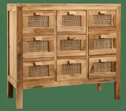 CASA TECK Armadio Farmacia Naturale| Cassettiere
