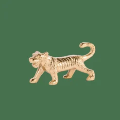 CASA TIGER Tigre Decorativa Dorato| Figurine Decorative
